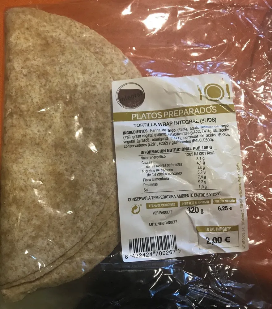 Tortilla Wrap Integral