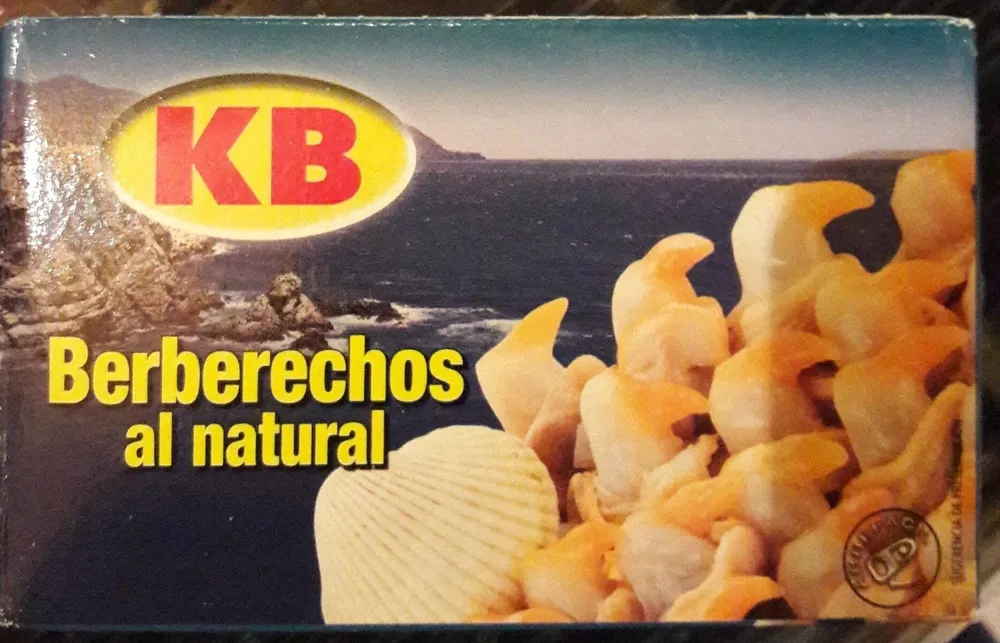 Berberechos al natural