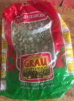 Guisantes verdes partidos