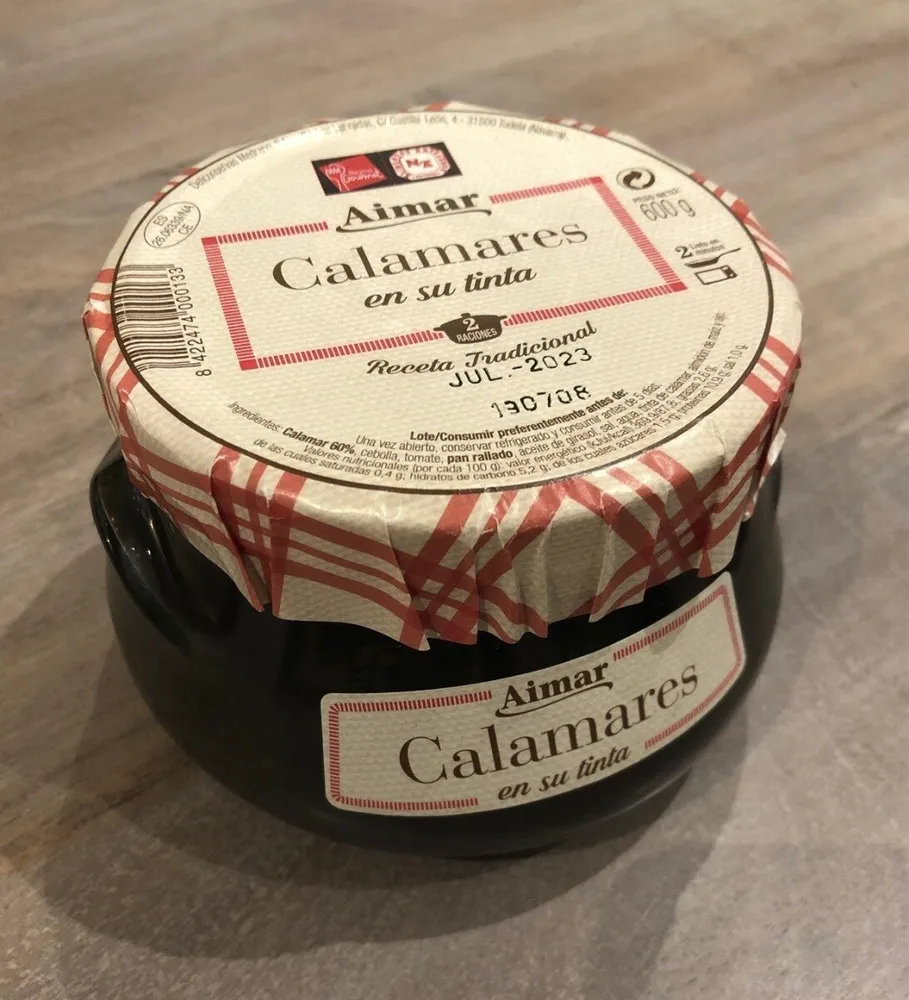 Calamares en su tinta