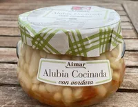 Alubia cocinada con verdura