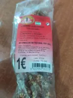 Almendra garrapiñada con sesamo