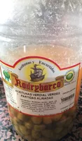 Aceitunas verdial verdes partidas aliñadas