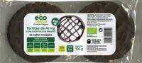 Tortitas de arroz con chocolate negro