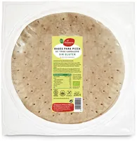 Bases para pizza ecológicas con trigo sarraceno y sin gluten