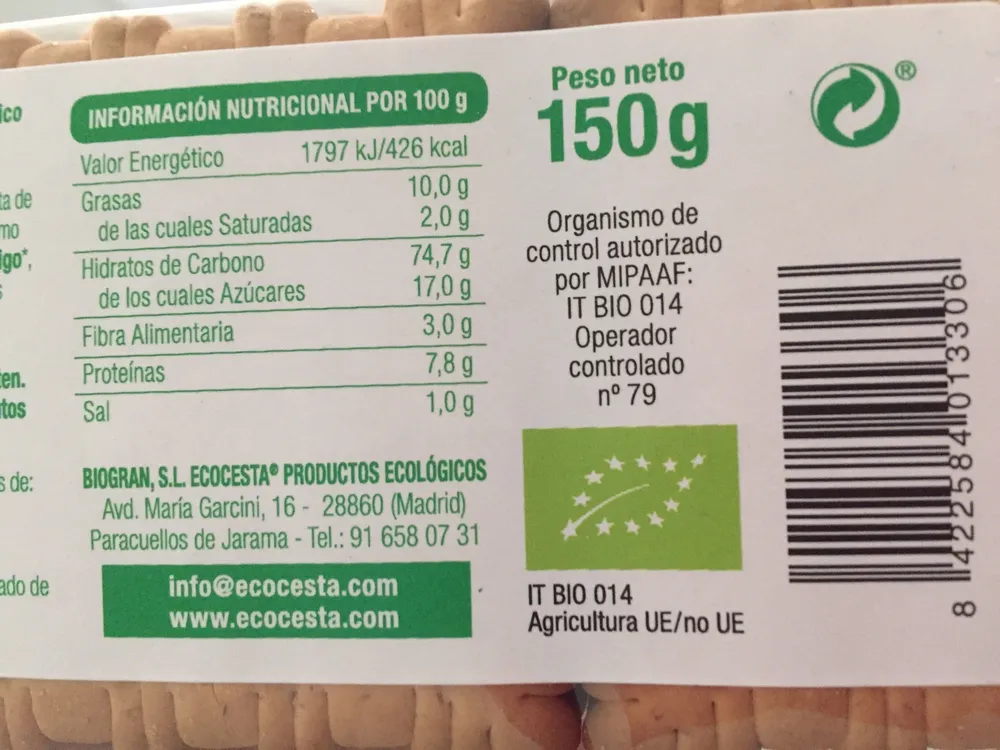 Galletas doritas