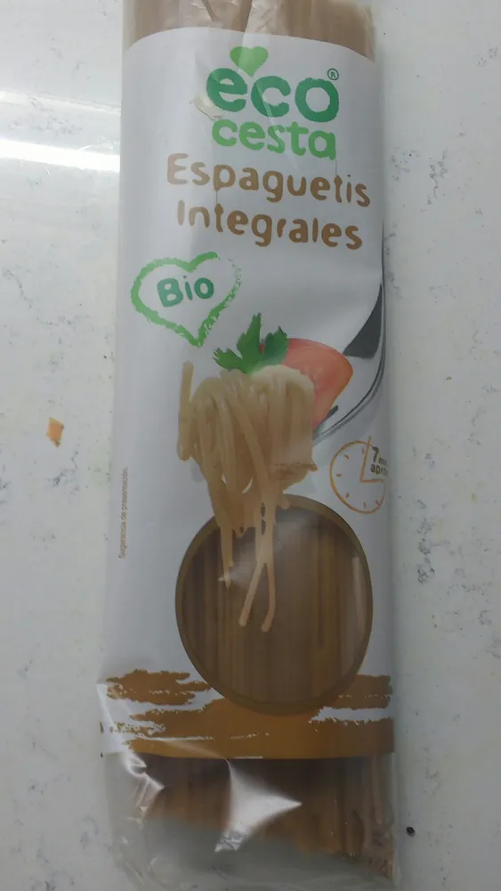 Ecocesta Espaguetis Integrales Ecológicos