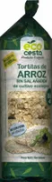 Tortitas de arroz sin sal añadida