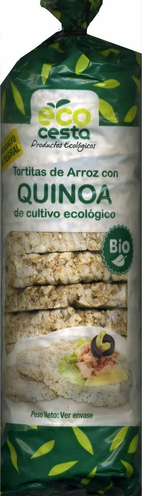 Tortitas de arroz con quinoa