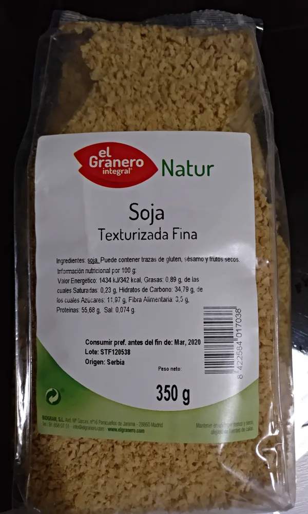 Soja Texturizada Fina