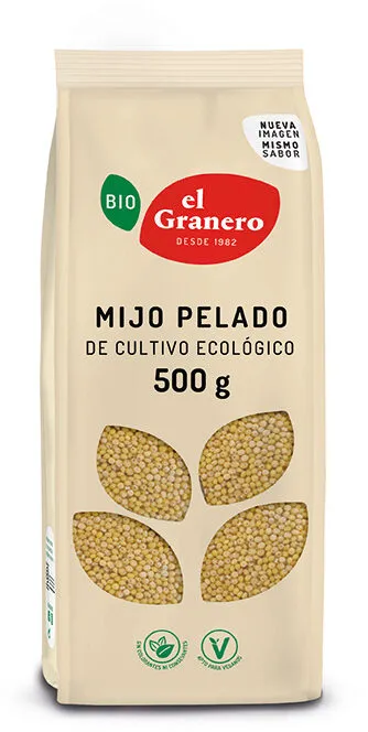 Mijo pelado de cultivo ecológico
