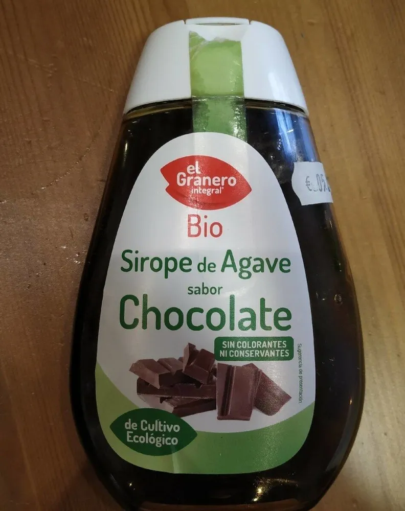 Sirope de agave sabor chocolate