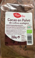 Bio cacao polvo de cultivo ecológico