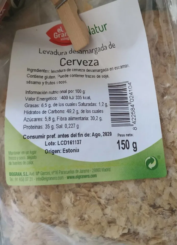 Levadura de cerveza