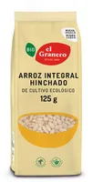 Arroz integral hinchado de cultivo ecológico