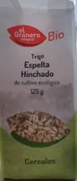 Trigo espelta hinchado de cultivo ecológico