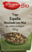 Trigo espelta hinchado con miel