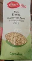 Trigo espelta hinchado con agave