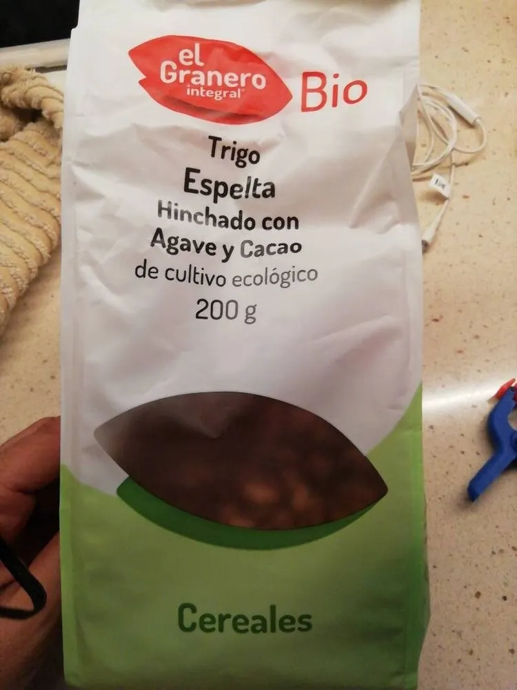 Trigo espelta agave y cacao