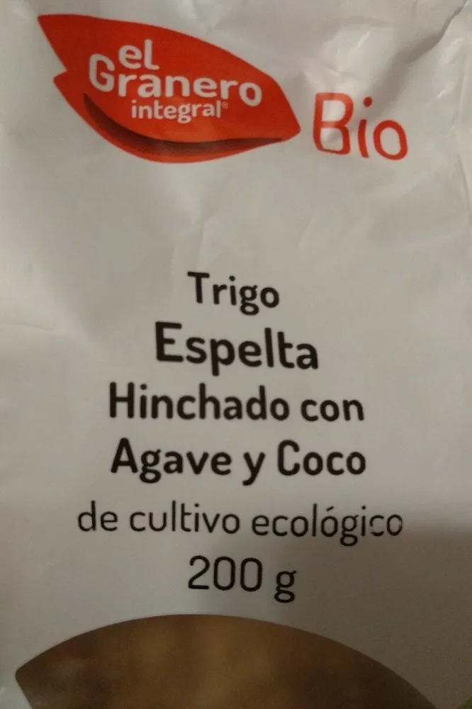 Trigo Espelta Hinchado con Agave y Coco