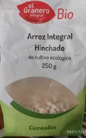 Arroz integral hinchado