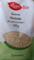 Bio quinoa hinchada de cultivo ecológico