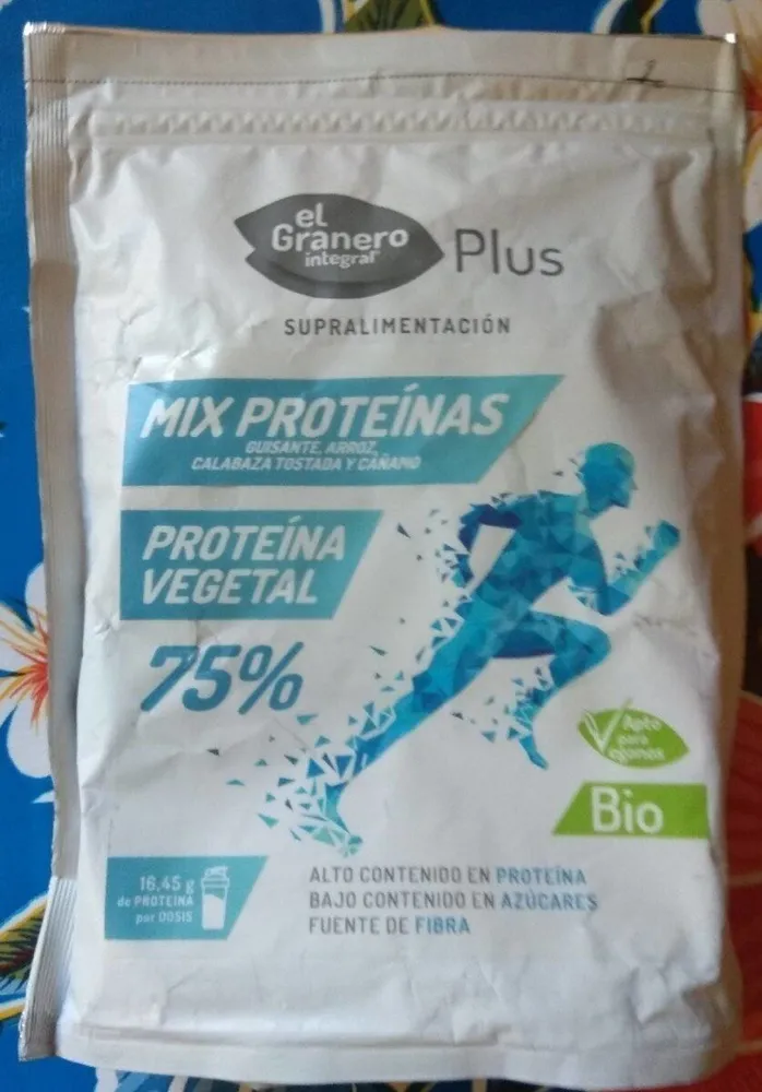 Mix Proteínas guisante, arroz, calabaza tostada y cáñamo