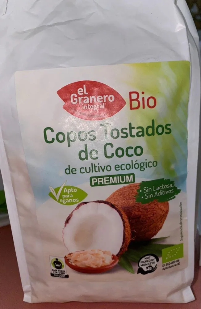 Copos Tostados de Coco
