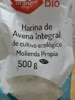 harina de avena integral