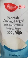 Bio harina de centeno integral ecológica
