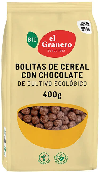 Bolitas de cereales con chocolate