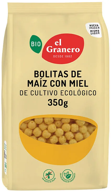 Bolitas de maíz con miel