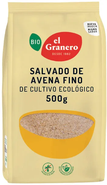 Bio salvado de avena fino ecológico