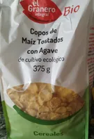 Copos de maíz tostados con ágave