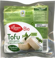 Tofu estilo japonés de agricultura ecológica