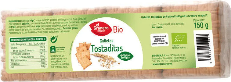 Galletas tostaditas