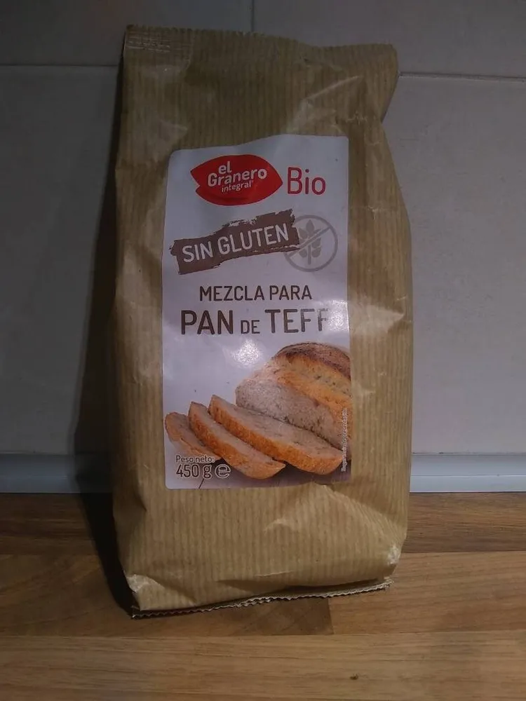 Mezcla para pan de teff