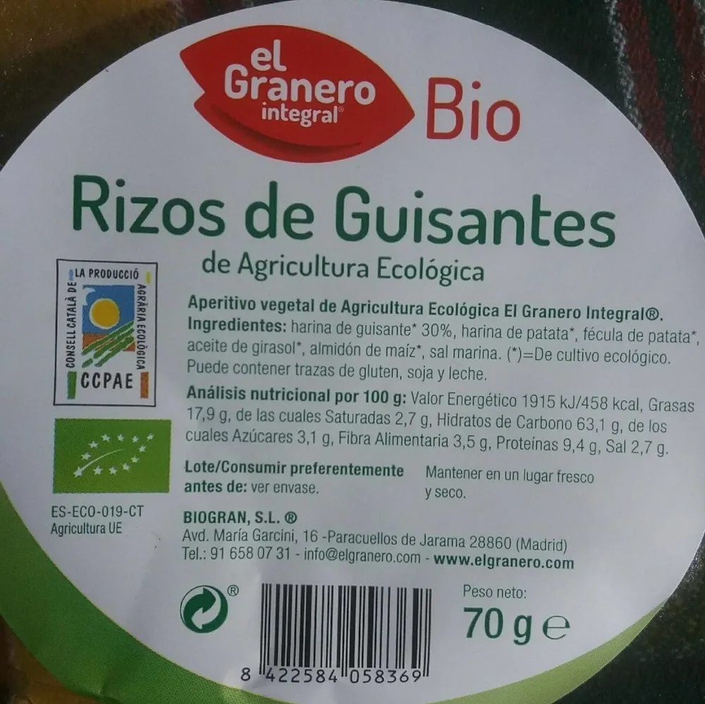 Rizos de guisantes