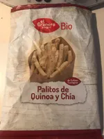Bio palitos de quinoa y chía de cultivo ecológico