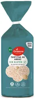 Tortitas de arroz de cultivo ecológico y sin gluten