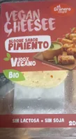 Vegan cheese bloque sabor pimiento