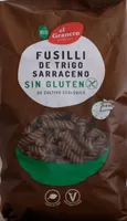 Fusilli de trigo sarraceno sin gluten Bio