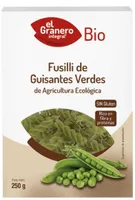 Fusilli de guisantes verdes