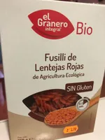 Fusilli de Lentejas Rojas