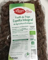 Fusilli de trigo espelta integral