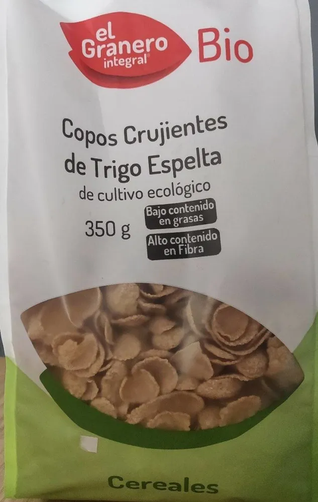 Copos crujientes de trigo espelta