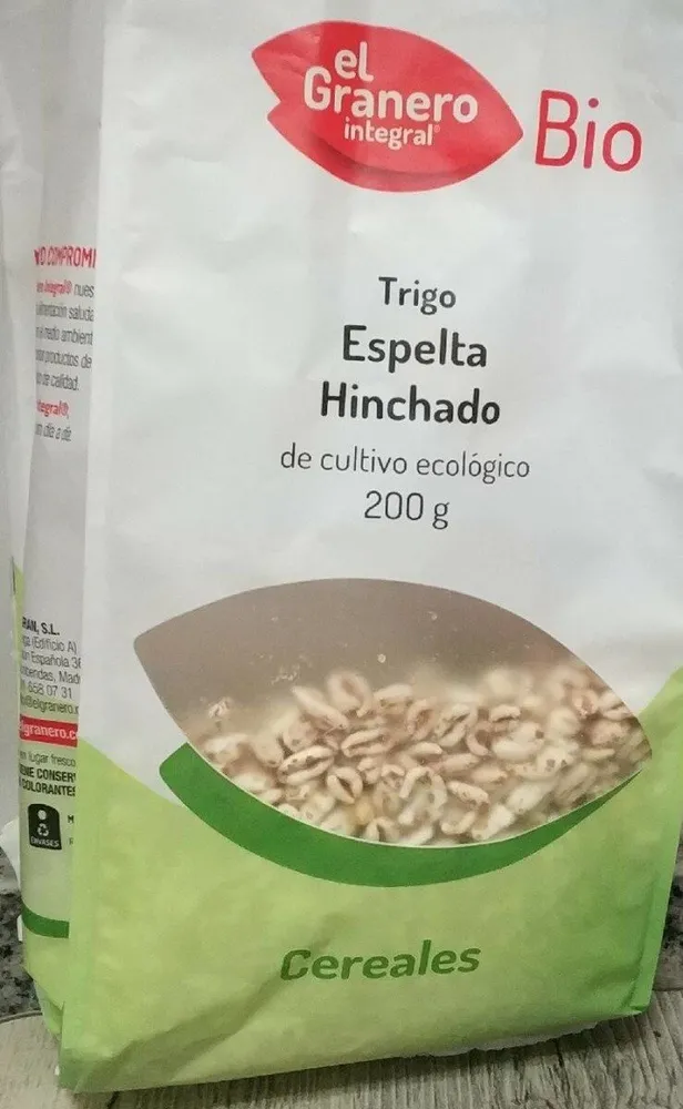 trigo espelta hinchado