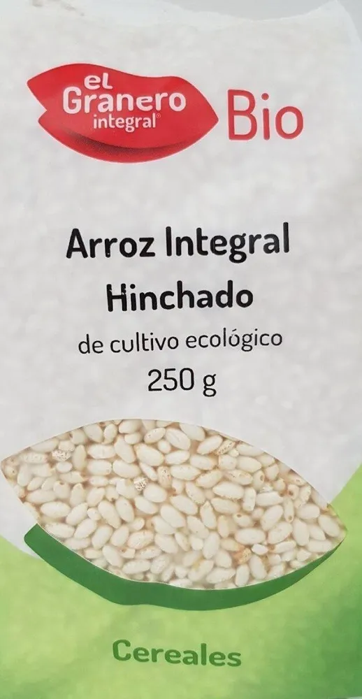 Arroz integral hinchado
