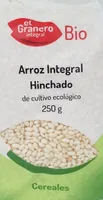 Arroz integral hinchado