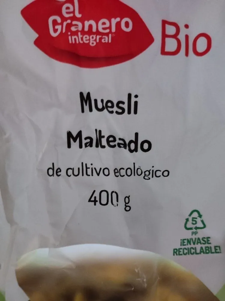 Cereales muesli malteado